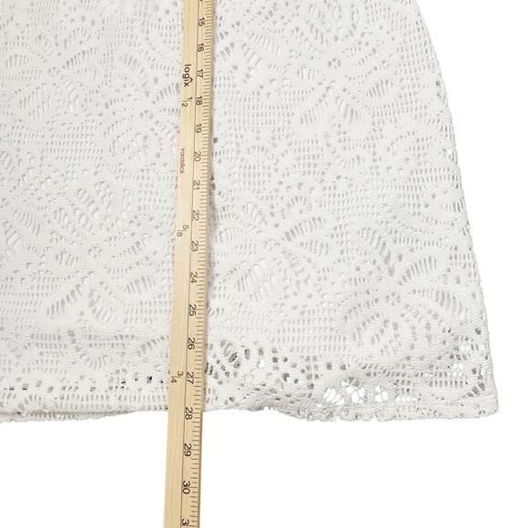 🆕 Lilly Pulitzer Foley Dress Womens Size XS Resort White Knit Lace Beachy NWT - Picture 14 of 16